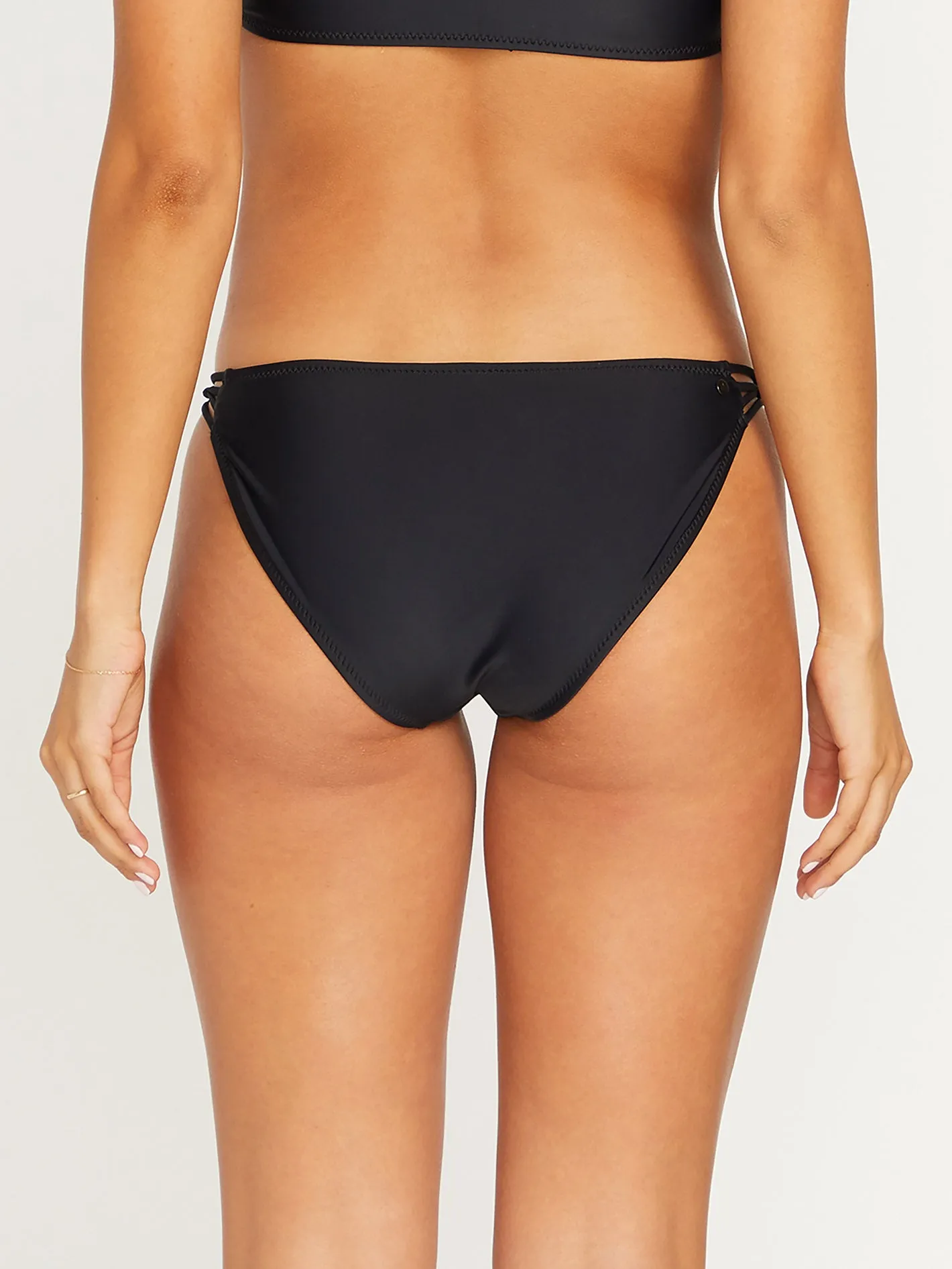 Simply Solid Full Bikini Bottom - BLACK