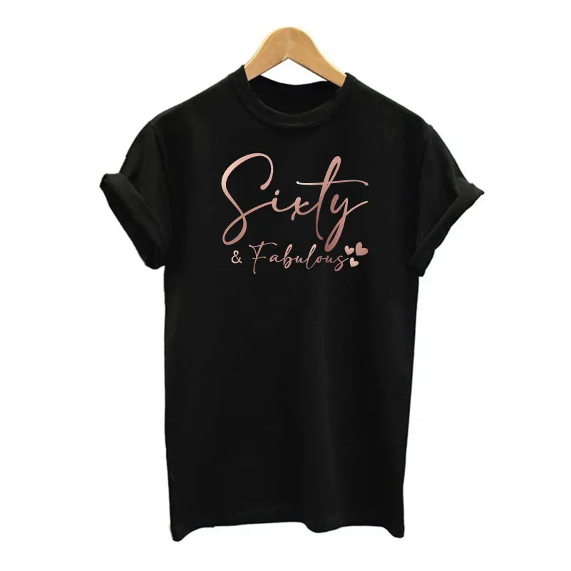 Sixty and Fabulous Women's Birthday T-shirt