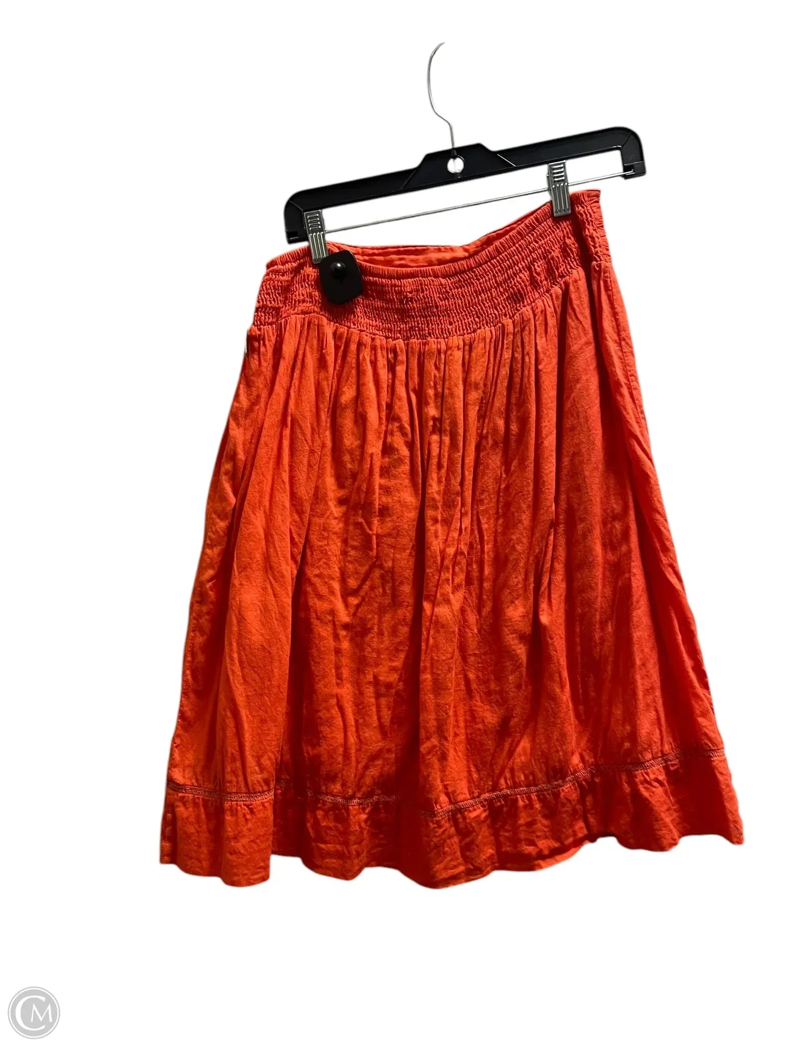 Skirt Midi By Studio West In Orange, Size: S