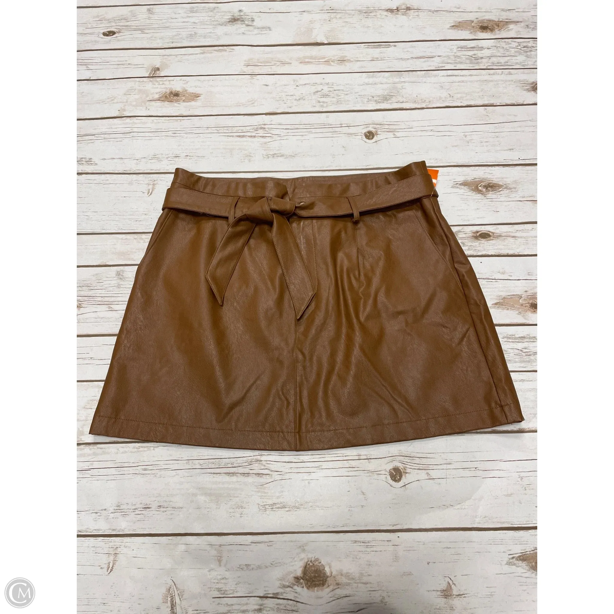 Skirt Mini & Short By Paige In Brown, Size: L