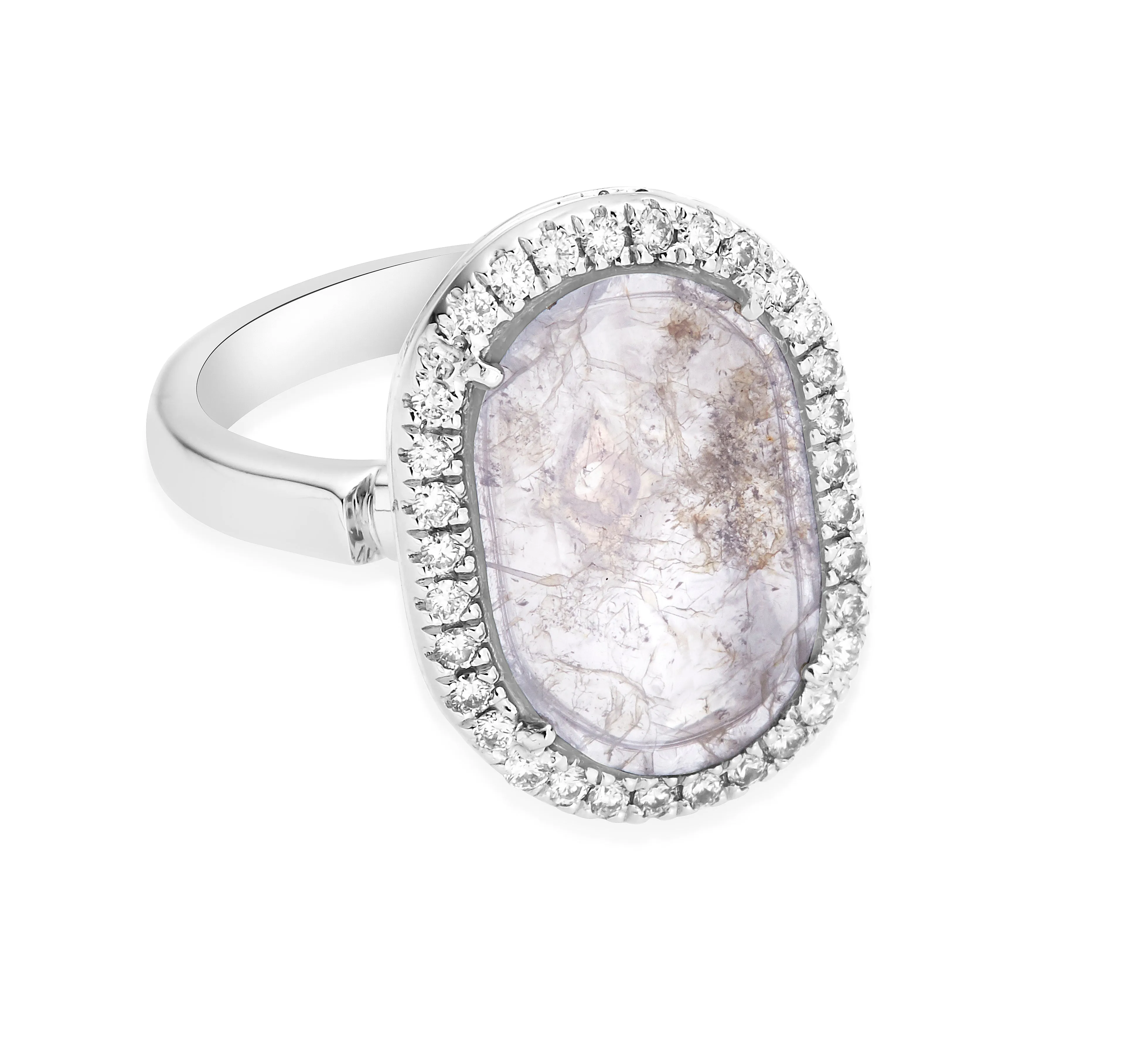 Slice Diamond Alternative Engagement Ring