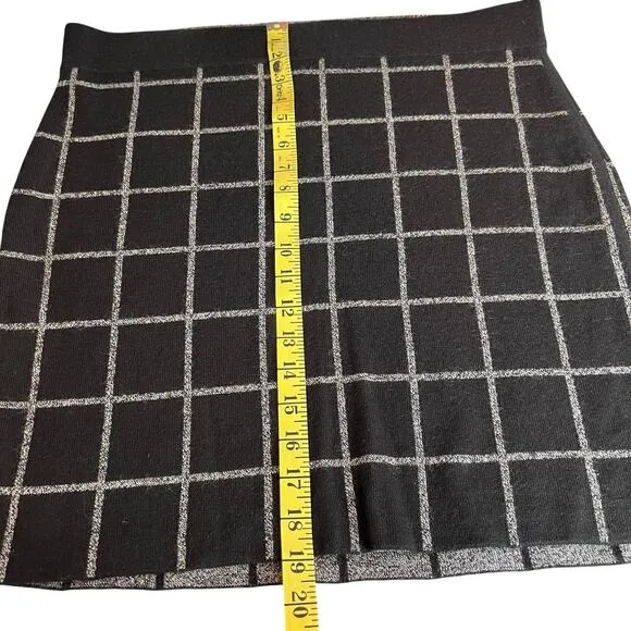 SMARTWOOL Merino Wool Blend Skirt in Black Women's Size Large