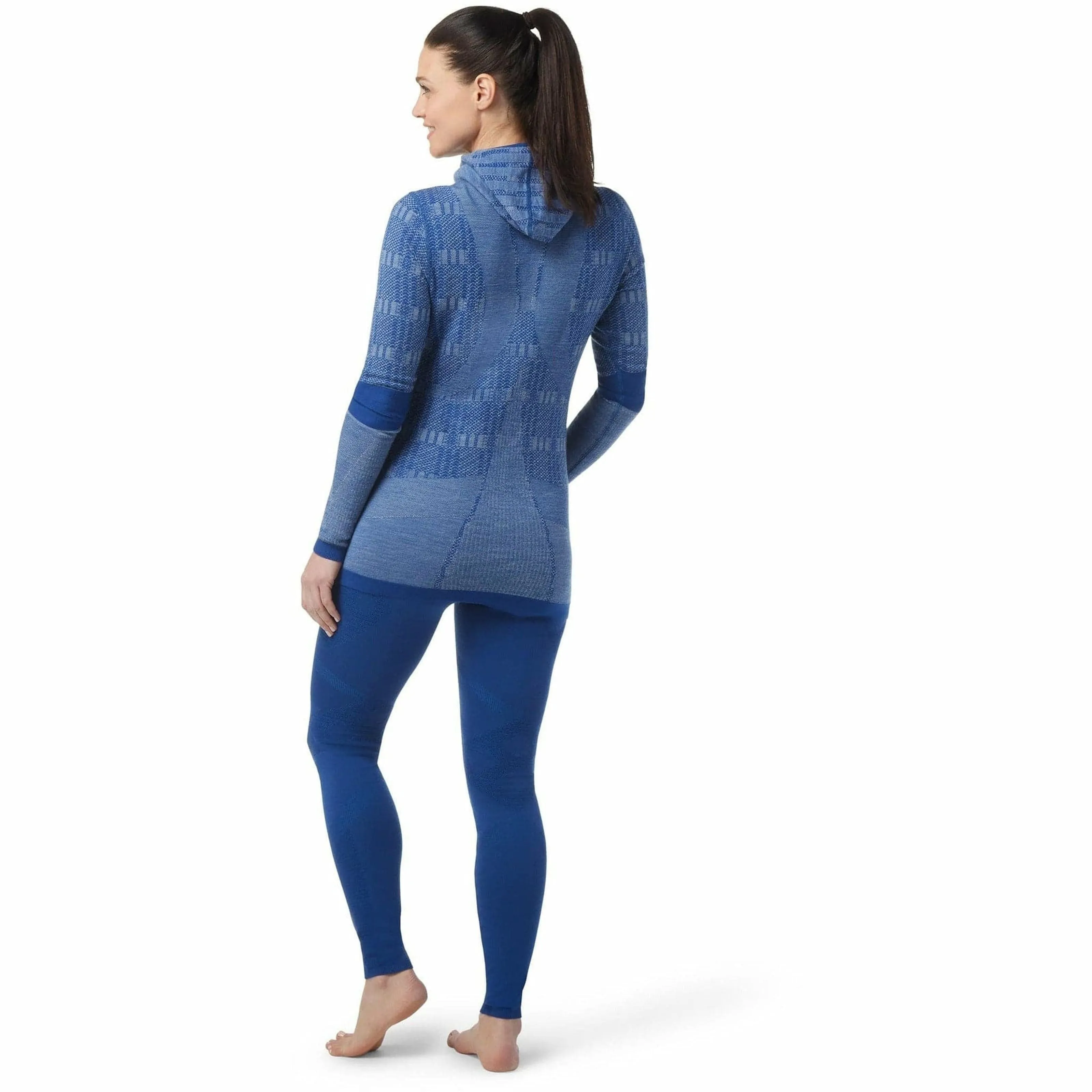 Smartwool Womens Intraknit Thermal Max Merino Base Layer Pattern Hoodie
