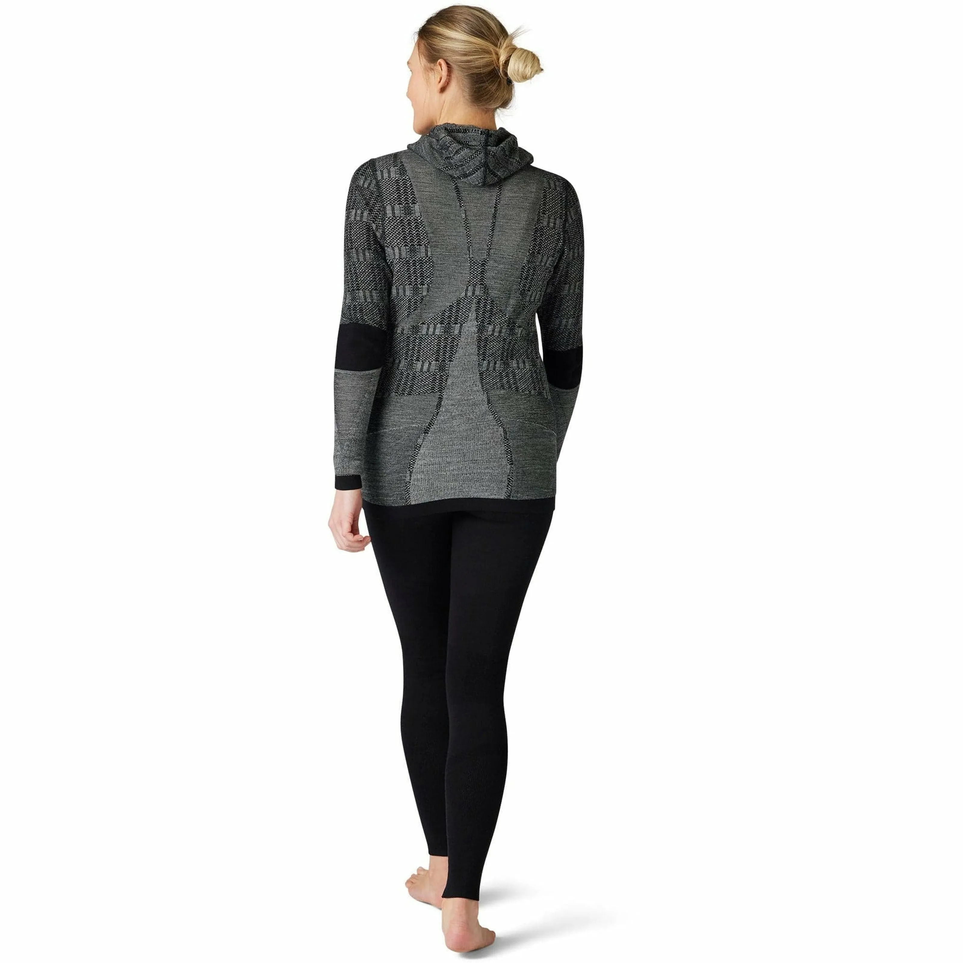 Smartwool Womens Intraknit Thermal Max Merino Base Layer Pattern Hoodie