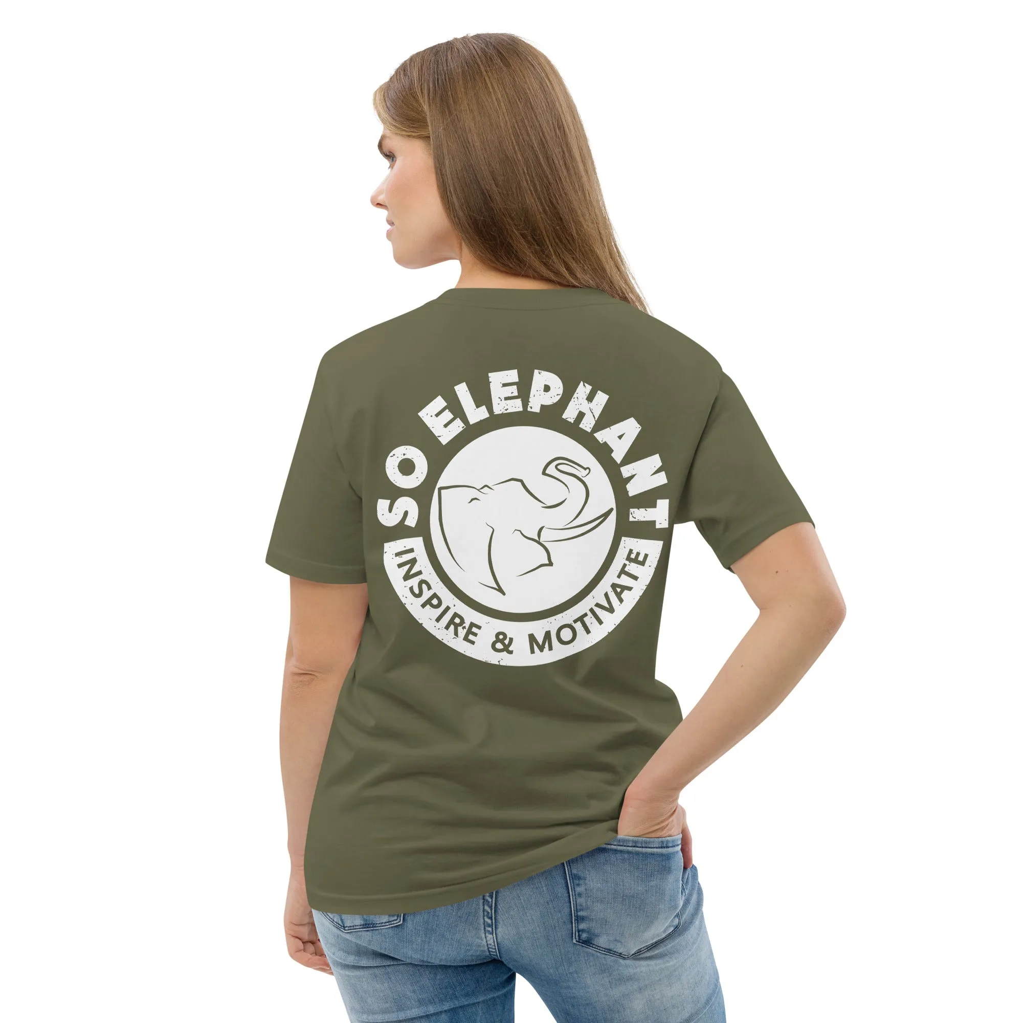 SO ELEPHANT WOMEN'S "INSPIRE & MOTIVATE" BACK ON NOTICE T-SHIRT