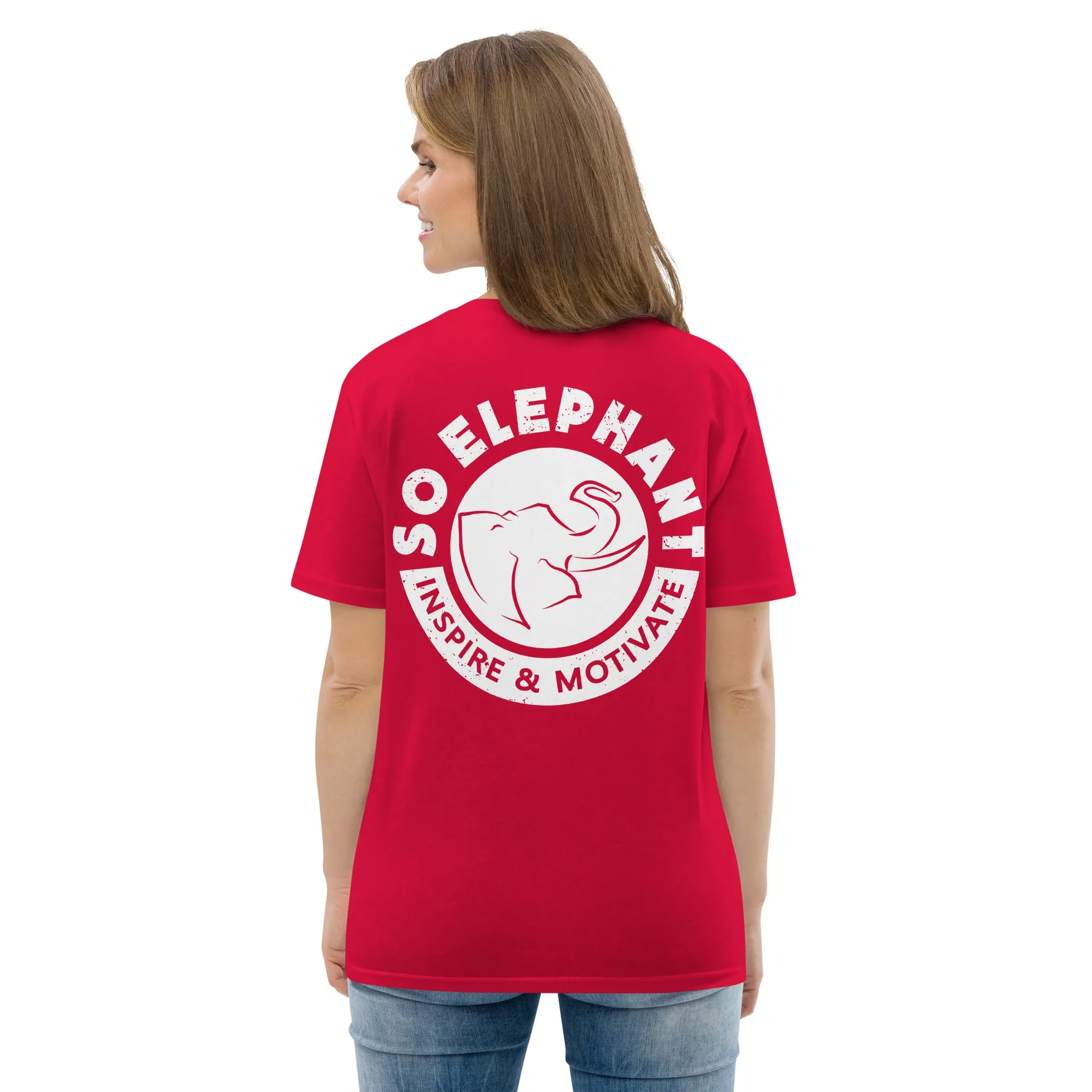 SO ELEPHANT WOMEN'S "INSPIRE & MOTIVATE" BACK ON NOTICE T-SHIRT