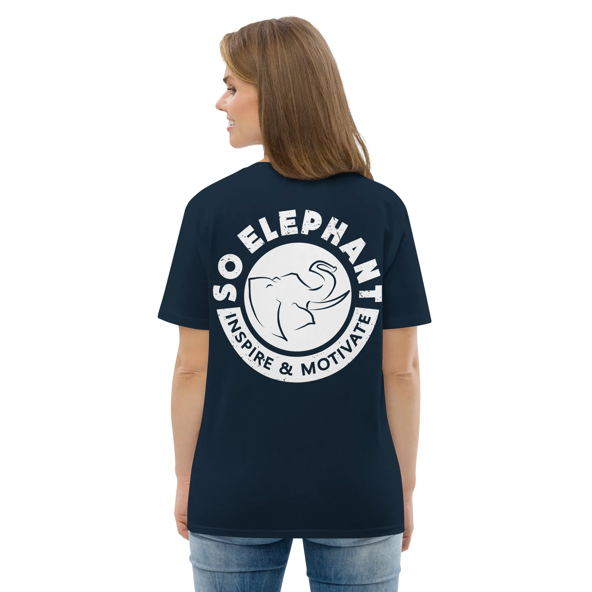 SO ELEPHANT WOMEN'S "INSPIRE & MOTIVATE" BACK ON NOTICE T-SHIRT
