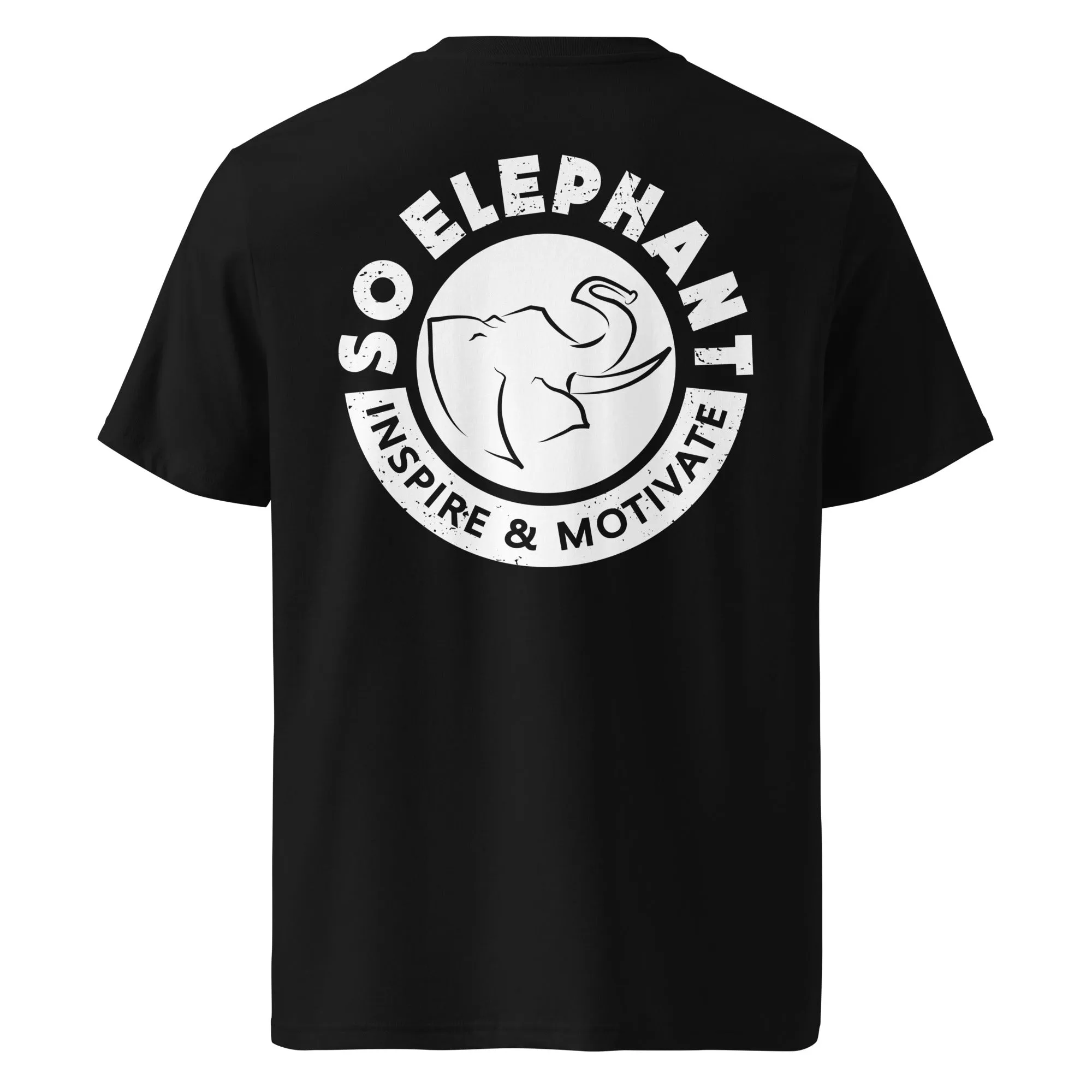 SO ELEPHANT WOMEN'S "INSPIRE & MOTIVATE" BACK ON NOTICE T-SHIRT
