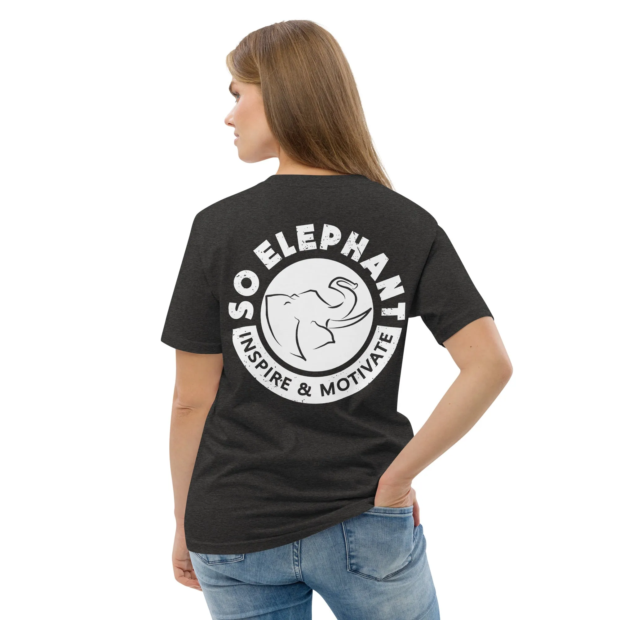 SO ELEPHANT WOMEN'S "INSPIRE & MOTIVATE" BACK ON NOTICE T-SHIRT
