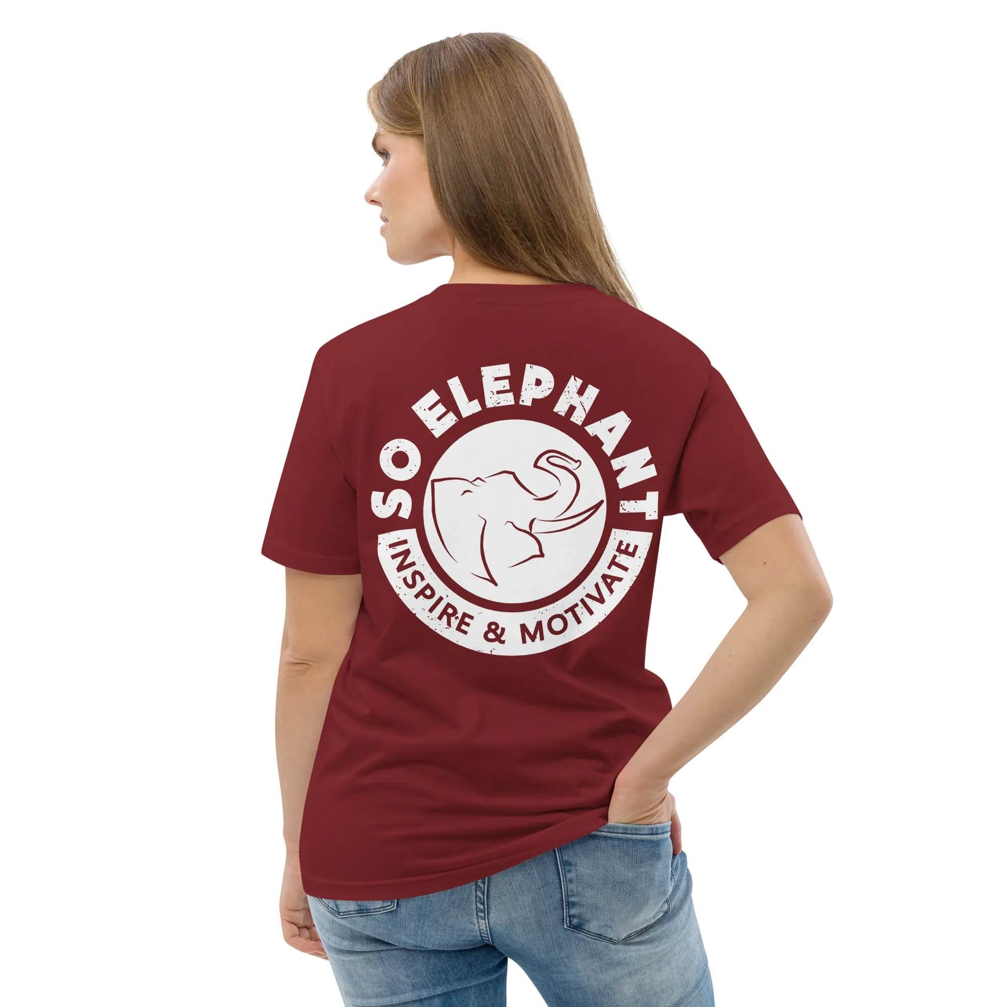 SO ELEPHANT WOMEN'S "INSPIRE & MOTIVATE" BACK ON NOTICE T-SHIRT