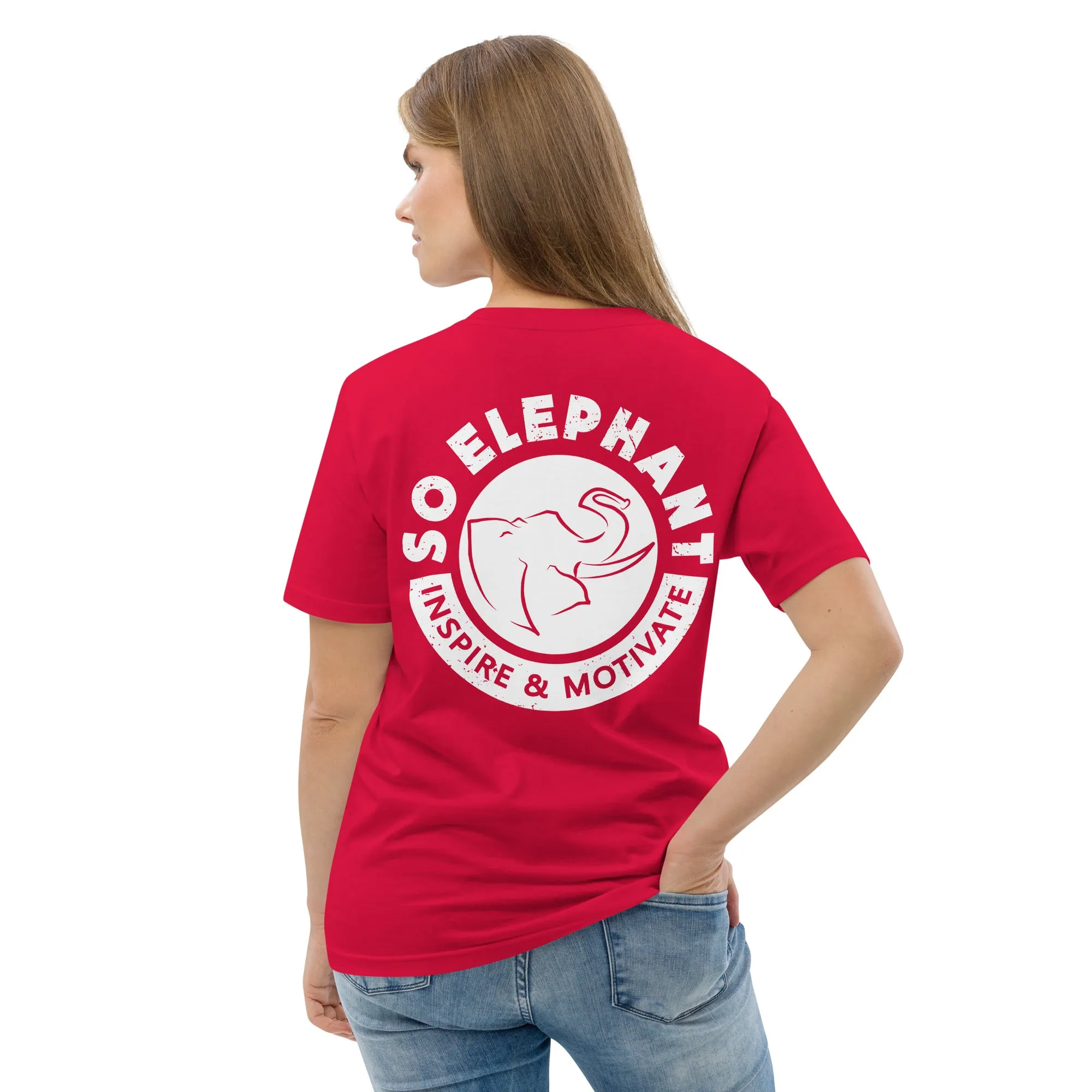 SO ELEPHANT WOMEN'S "INSPIRE & MOTIVATE" BACK ON NOTICE T-SHIRT