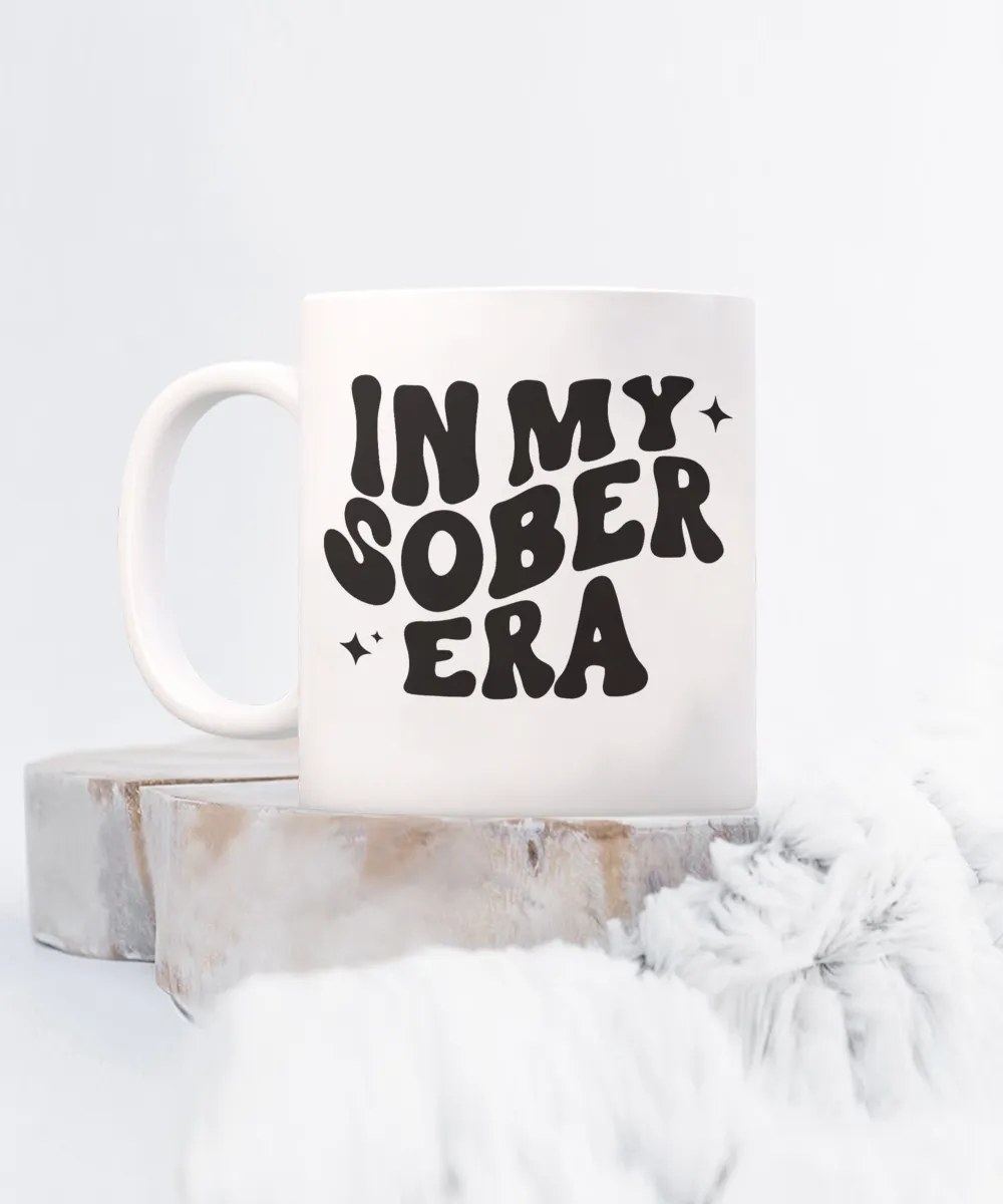 Sobriety Gift for Women, Sober Gift for Men, Sober Mug, Sober Anniversary, In My Sober Era, Coffee Cup