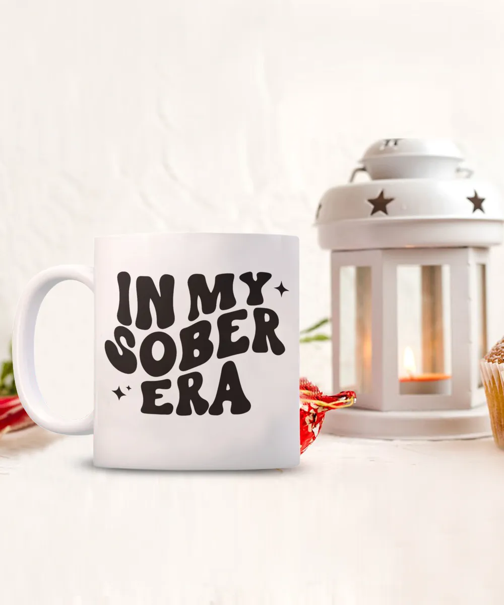 Sobriety Gift for Women, Sober Gift for Men, Sober Mug, Sober Anniversary, In My Sober Era, Coffee Cup