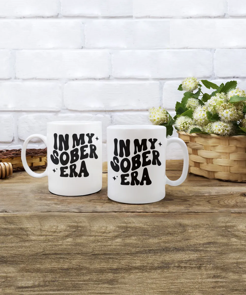 Sobriety Gift for Women, Sober Gift for Men, Sober Mug, Sober Anniversary, In My Sober Era, Coffee Cup