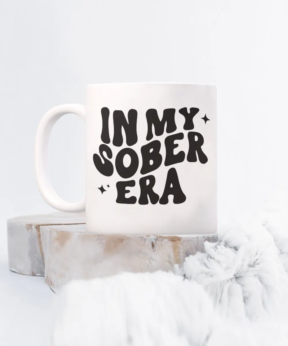 Sobriety Gift for Women, Sober Gift for Men, Sober Mug, Sober Anniversary, In My Sober Era, Coffee Cup