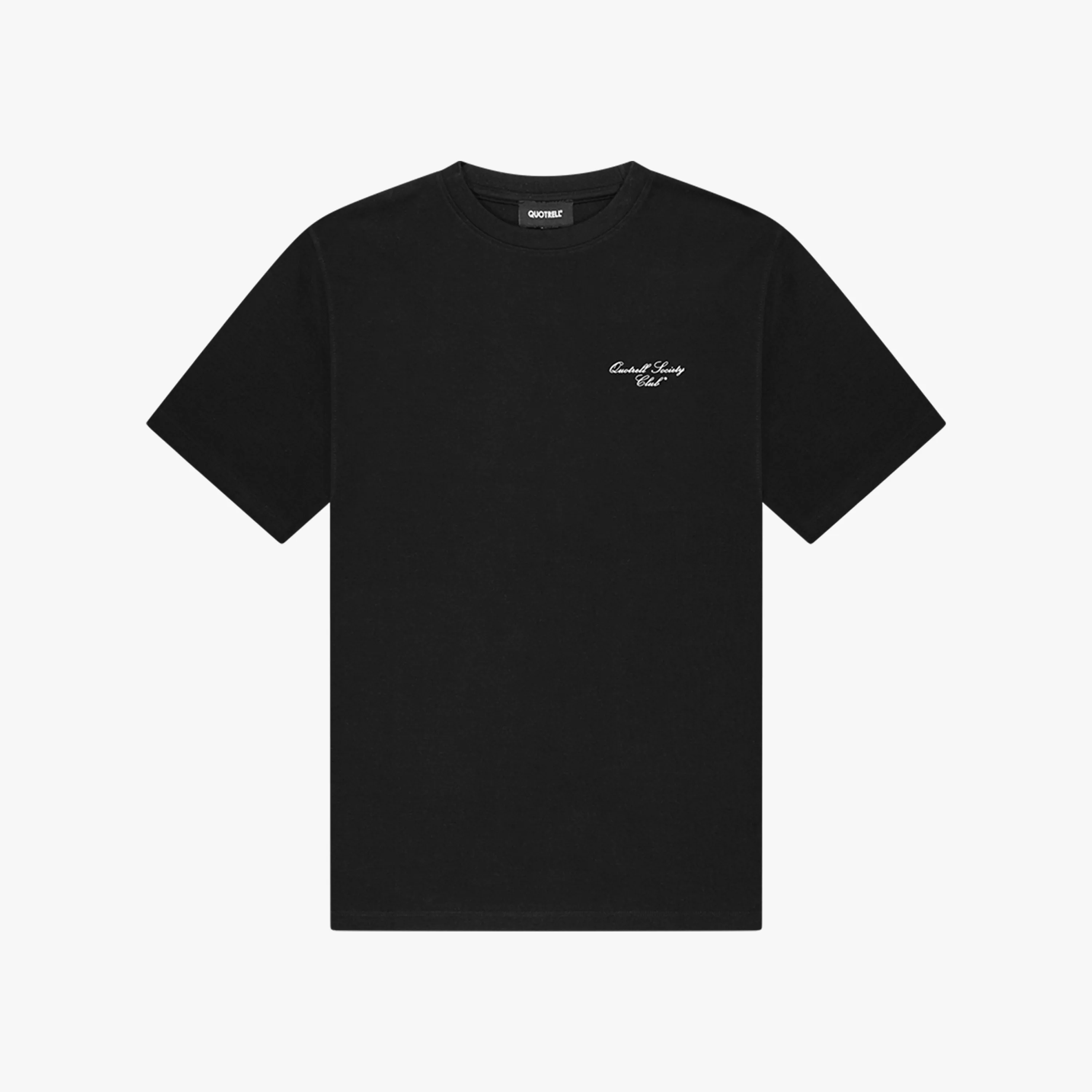 SOCIETY CLUB TEE | BLACK/WHITE