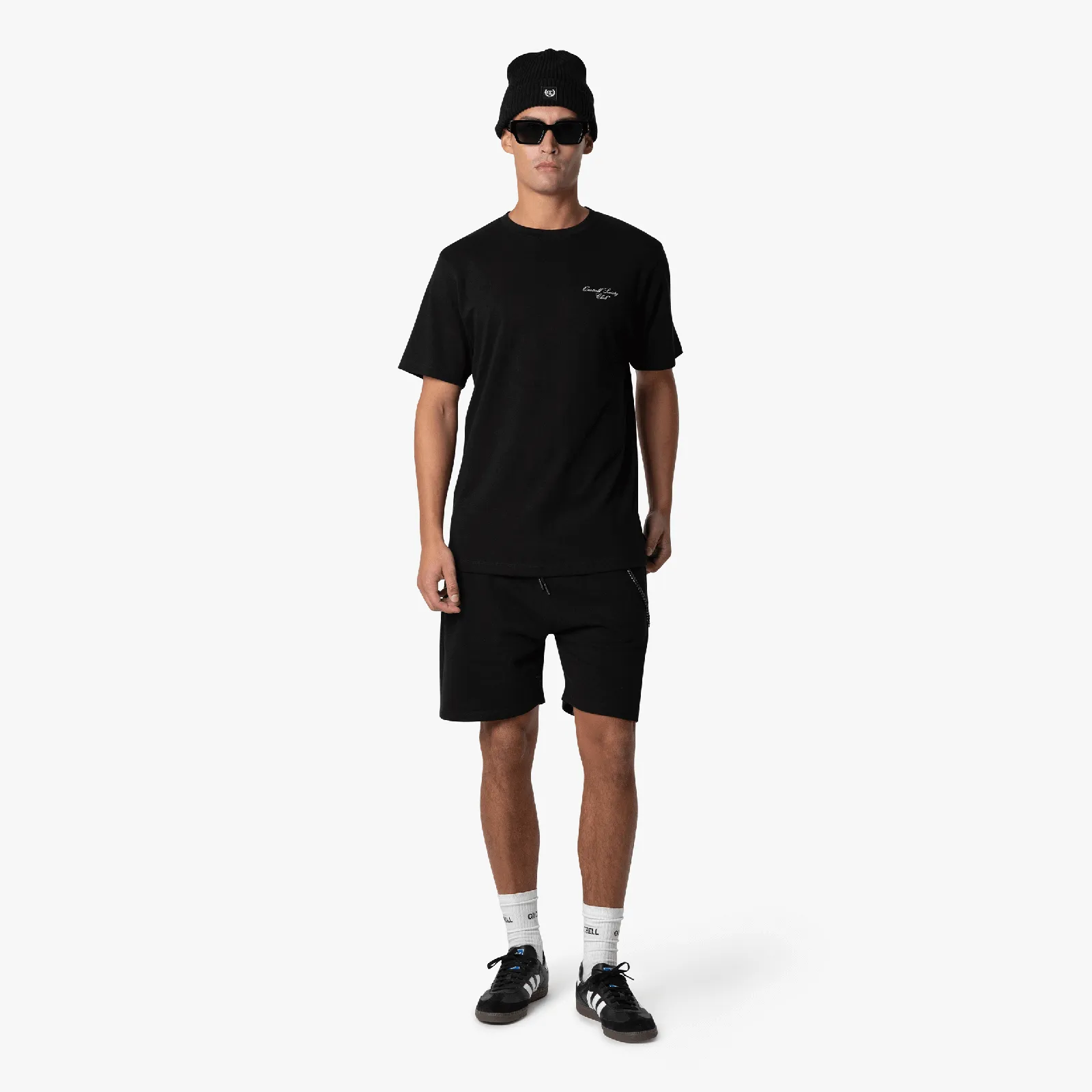 SOCIETY CLUB TEE | BLACK/WHITE