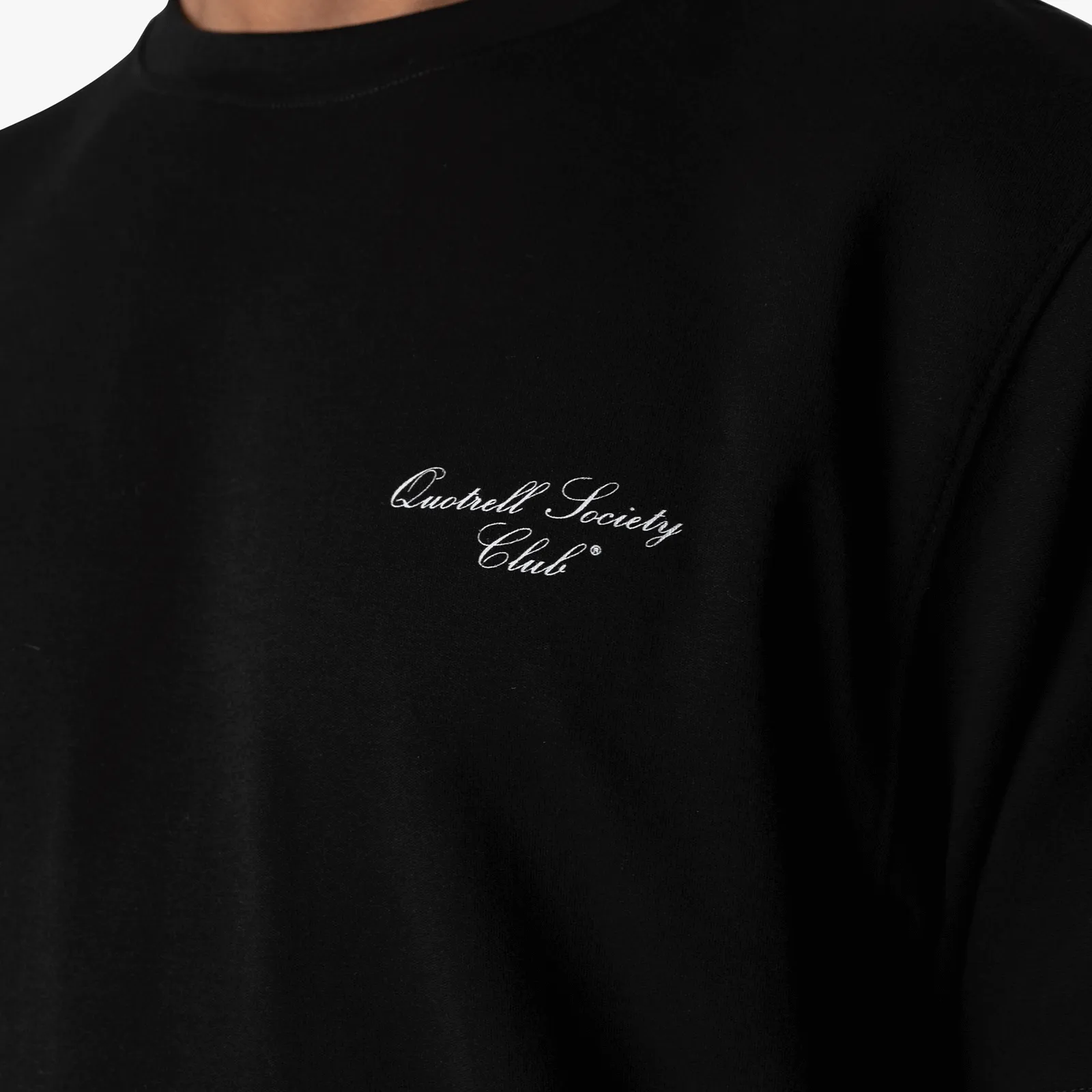 SOCIETY CLUB TEE | BLACK/WHITE