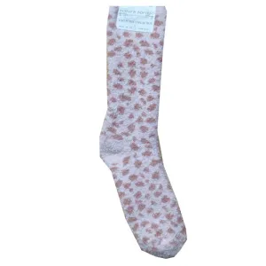 Soft & Cozy Mauve Cheetah Socks