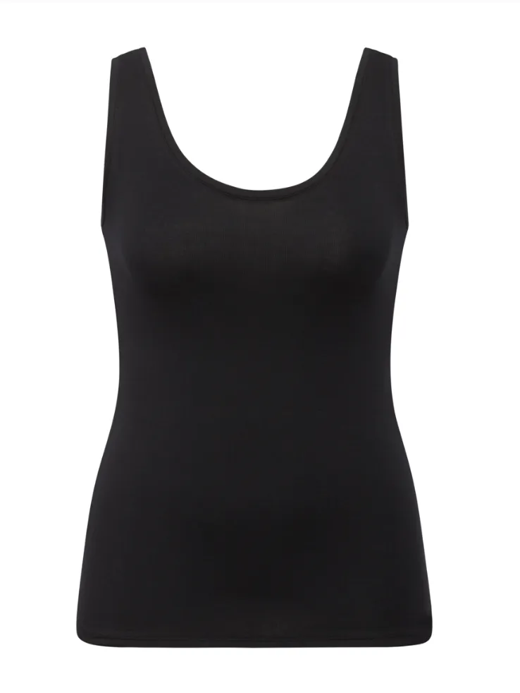 Spanx Scoop Neck Tank Black