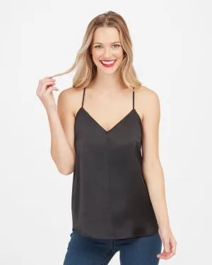 SPANX - V-Neck Racer Back Tank - Black
