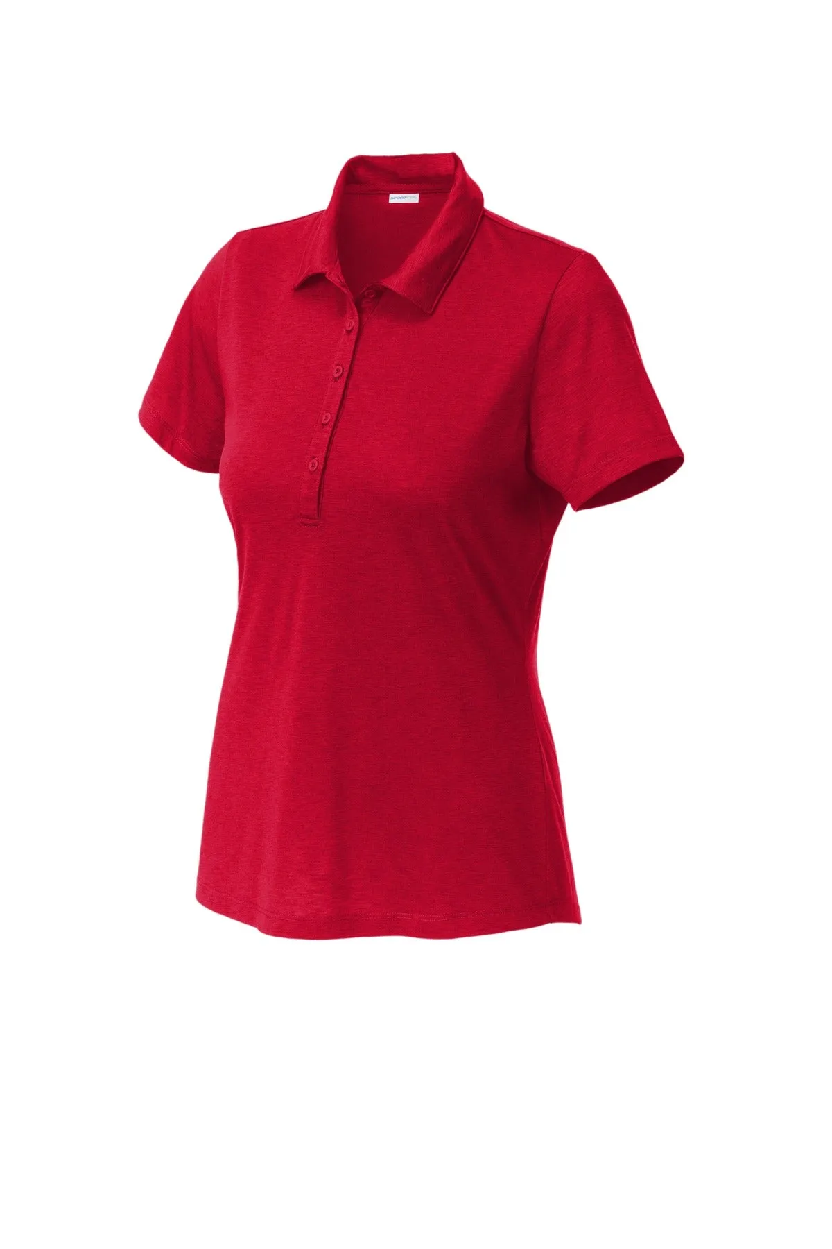 Sport-Tek Women's PosiCharge Strive Polo. LST530 Deep Red