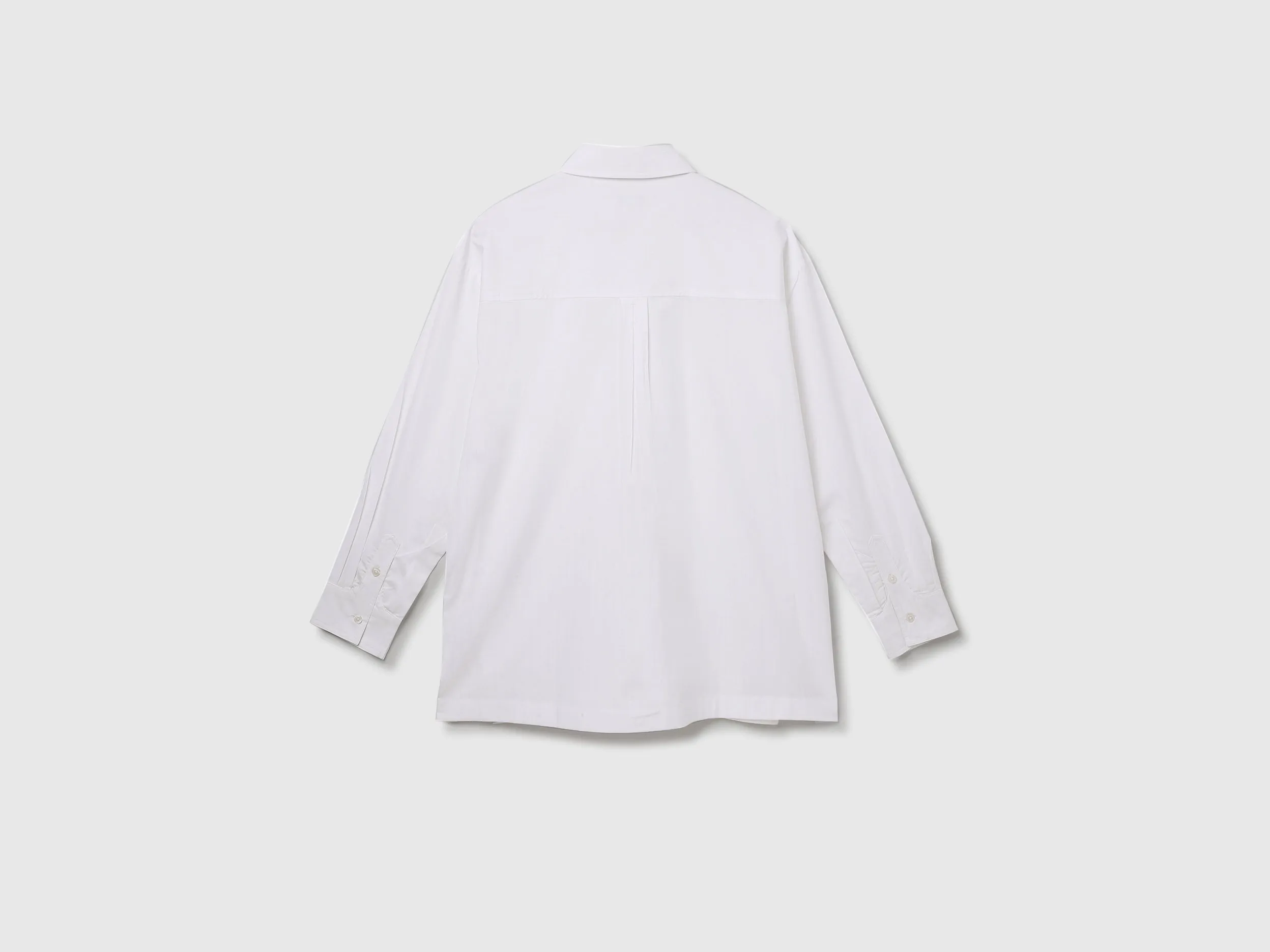 Spread Collar Striped Shirt