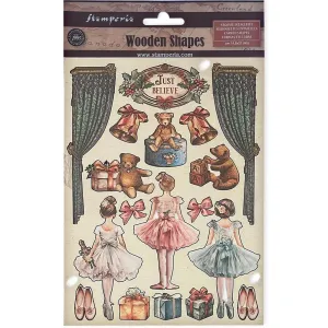 Stamperia - Nutcracker - Ballet Teddy Wood Shapes