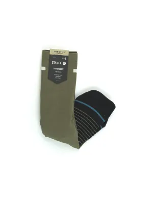 Stance - Freshtek Lonely Canyon Crew Socks - Green - m 6-8.5 Uk m - 8-10.5 Uk w