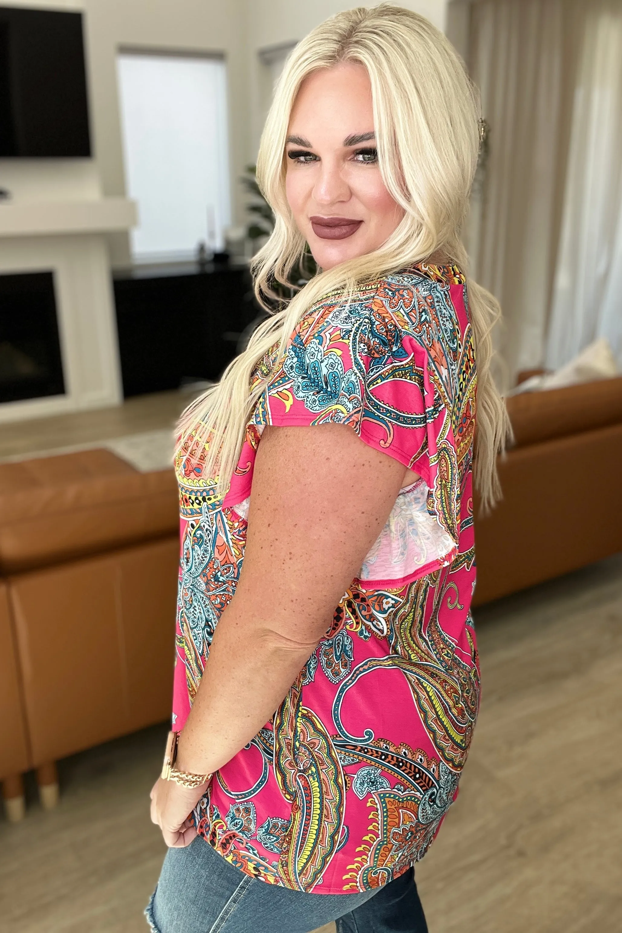 Still Overthinking It Paisley Top