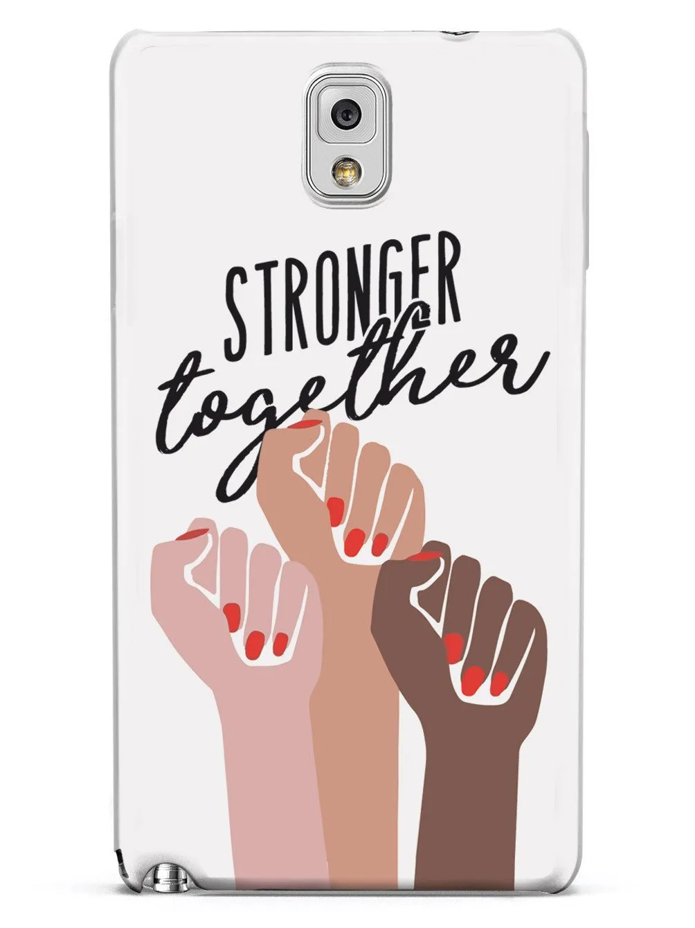 Stronger Together - Women's March Solidarity - White Case