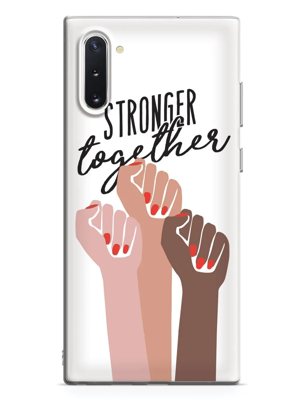 Stronger Together - Women's March Solidarity - White Case