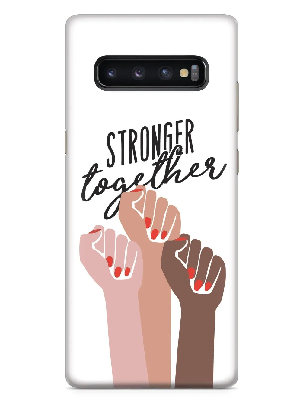 Stronger Together - Women's March Solidarity - White Case