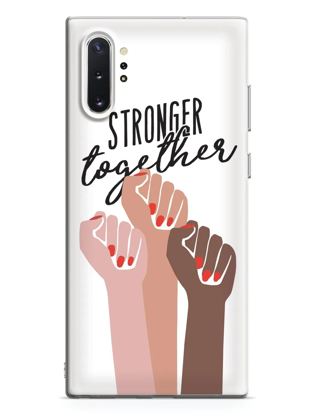 Stronger Together - Women's March Solidarity - White Case