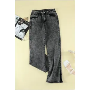 Strut Like you Own the Sidewalk in Needful Things Chic Slit Flare Jeans! 😂