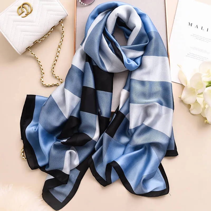 Stylish British Plaid Warm Long Thick Scarfs for Women Vogue Scarf Scarves Women