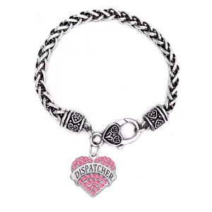 Stylish Charm Dispatcher Engraved Bracelet - Available in 3 Colors!
