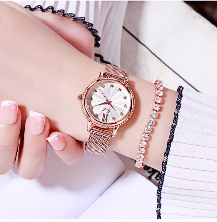 Stylish Diamond Scale Women's Watch