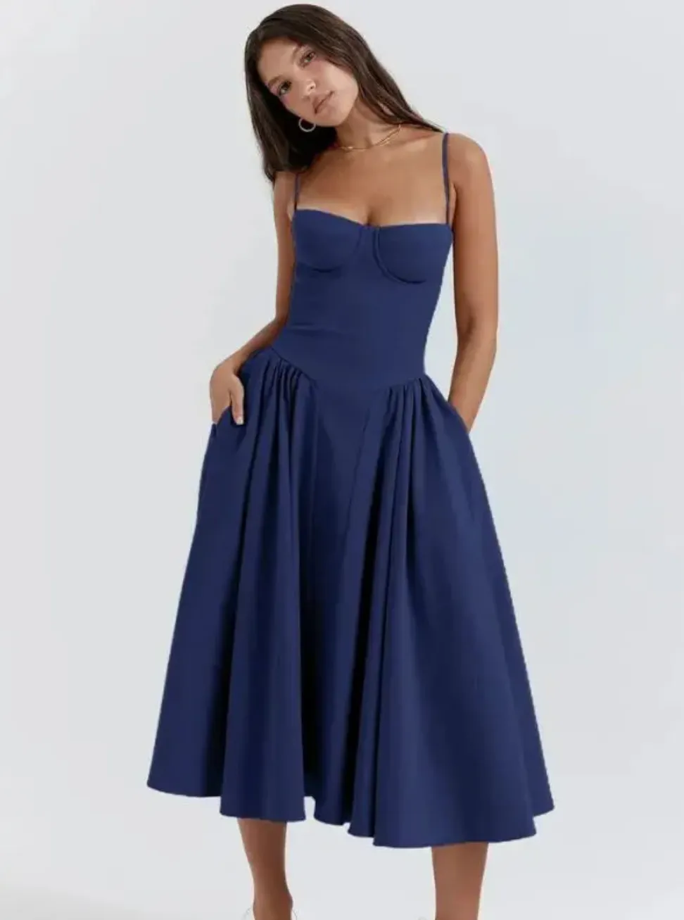 SummerBreeze™ | Women's Casual V-Neck Dress | Lightweight Fabric, Comfortable Fit & Stylish Design