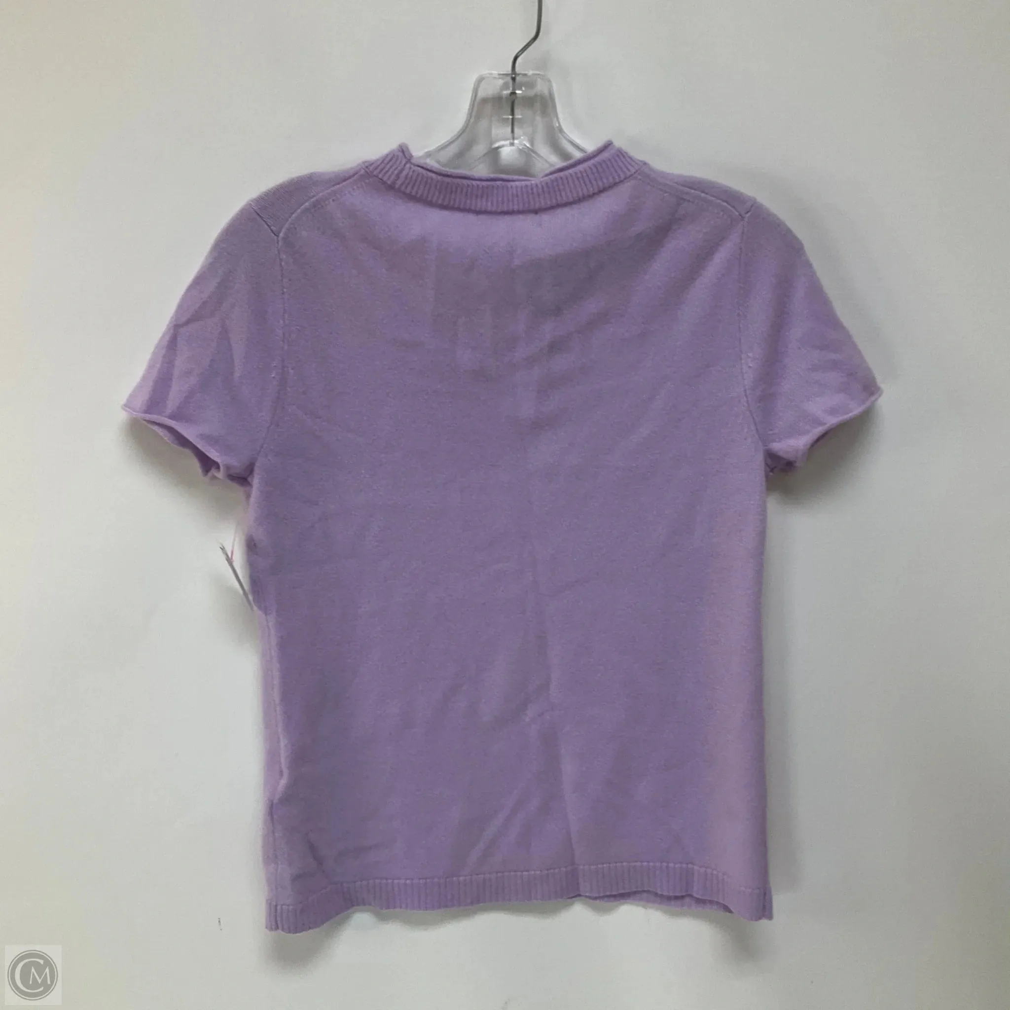 Sweater Short Sleeve By J. Crew In Purple, Size: S