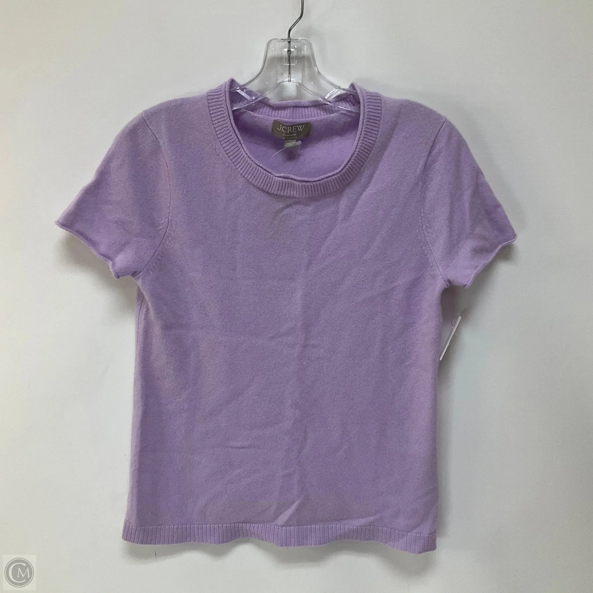 Sweater Short Sleeve By J. Crew In Purple, Size: S