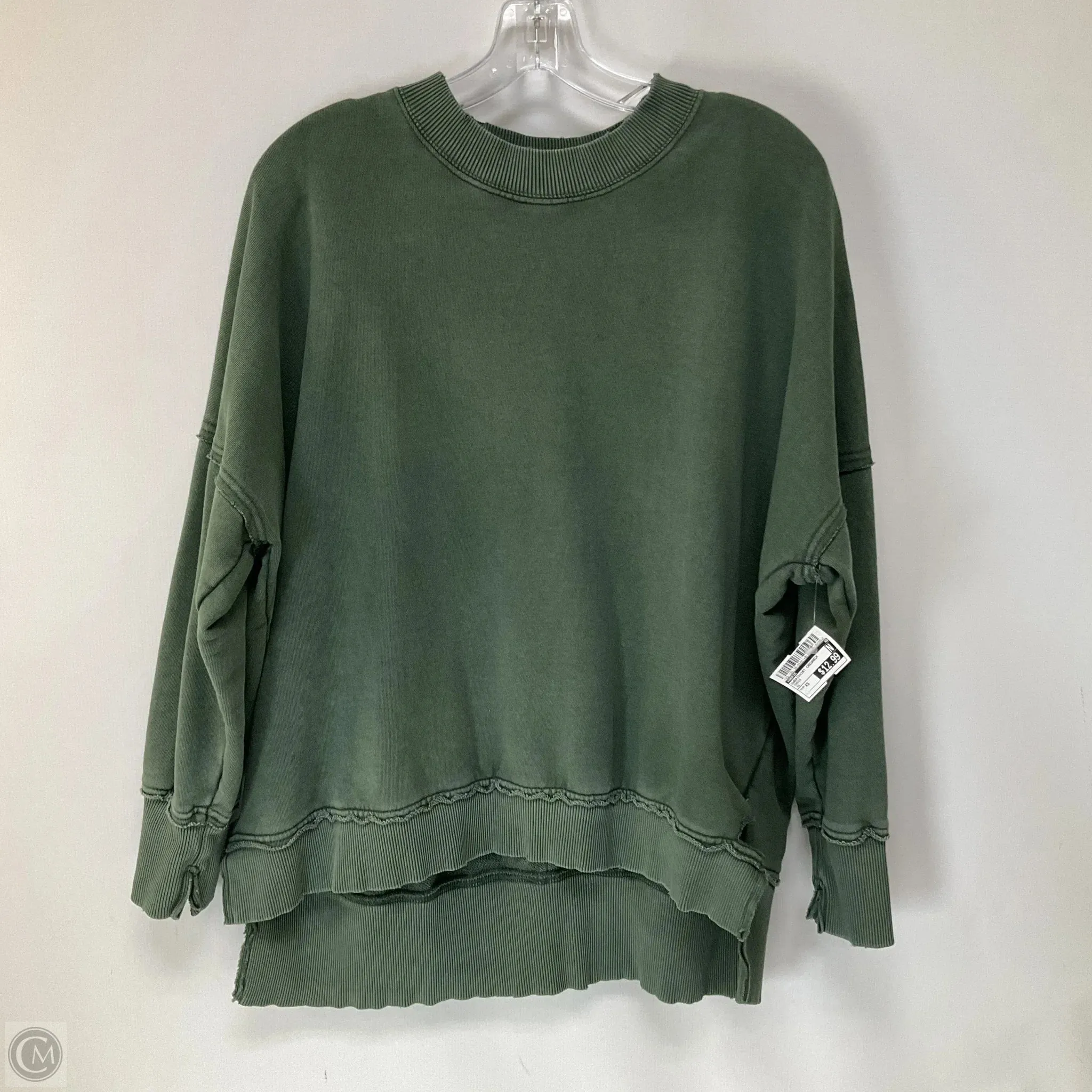 Sweatshirt Crewneck By Aerie In Green, Size: Xs