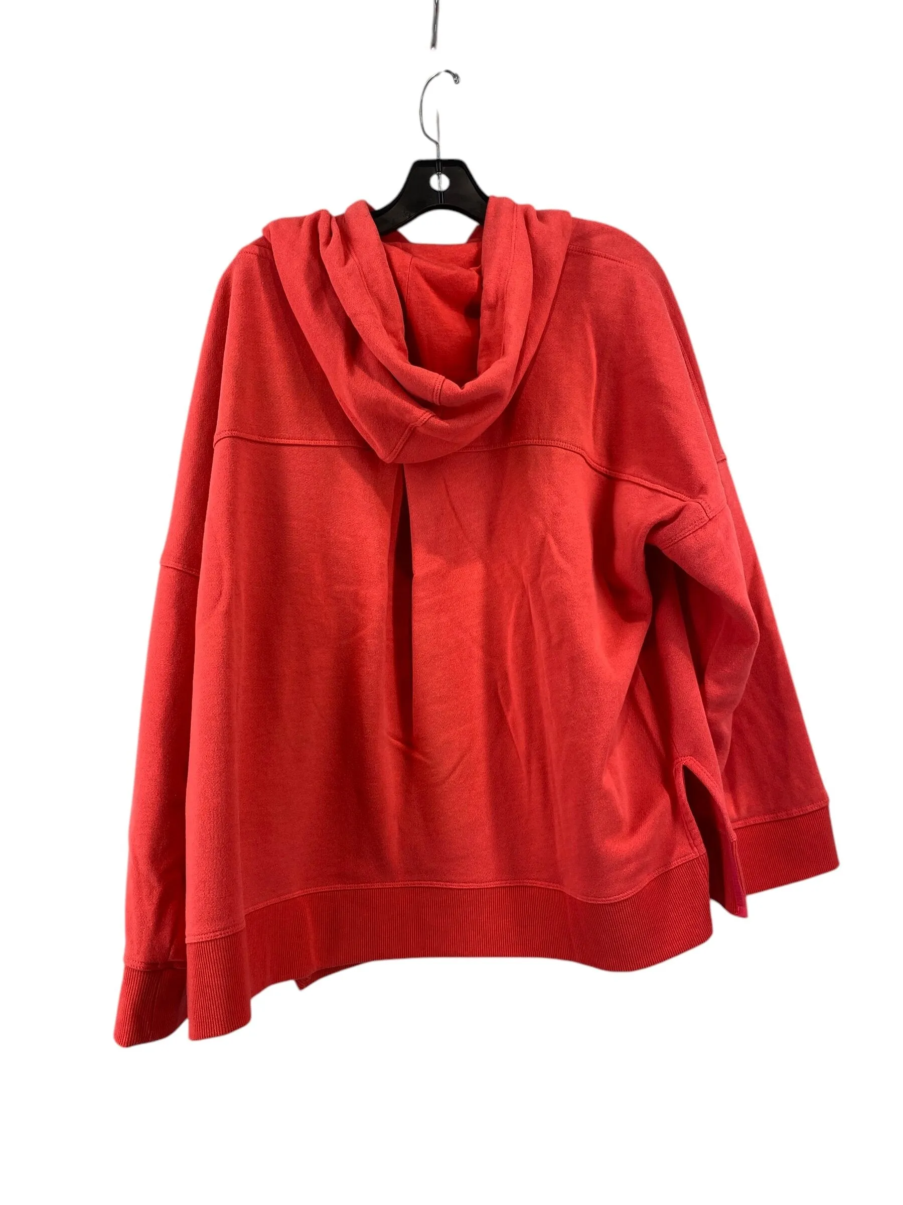 Sweatshirt Hoodie By Calvin Klein In Coral, Size: 2x