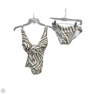 Swimsuit 2pc By Michael By Michael Kors In Animal Print, Size: Xs