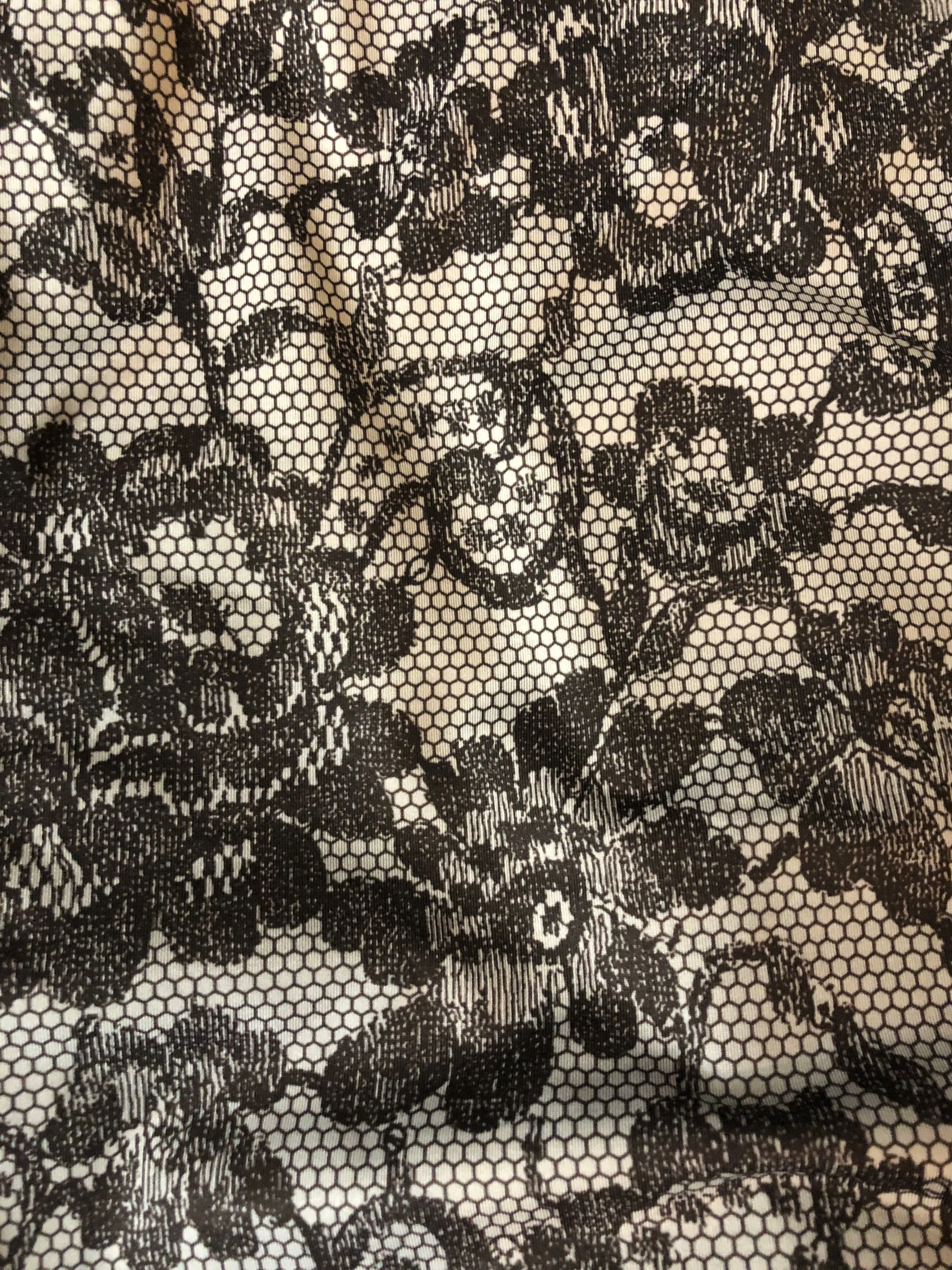 SWING DRESS BLACK LACE/BLACK