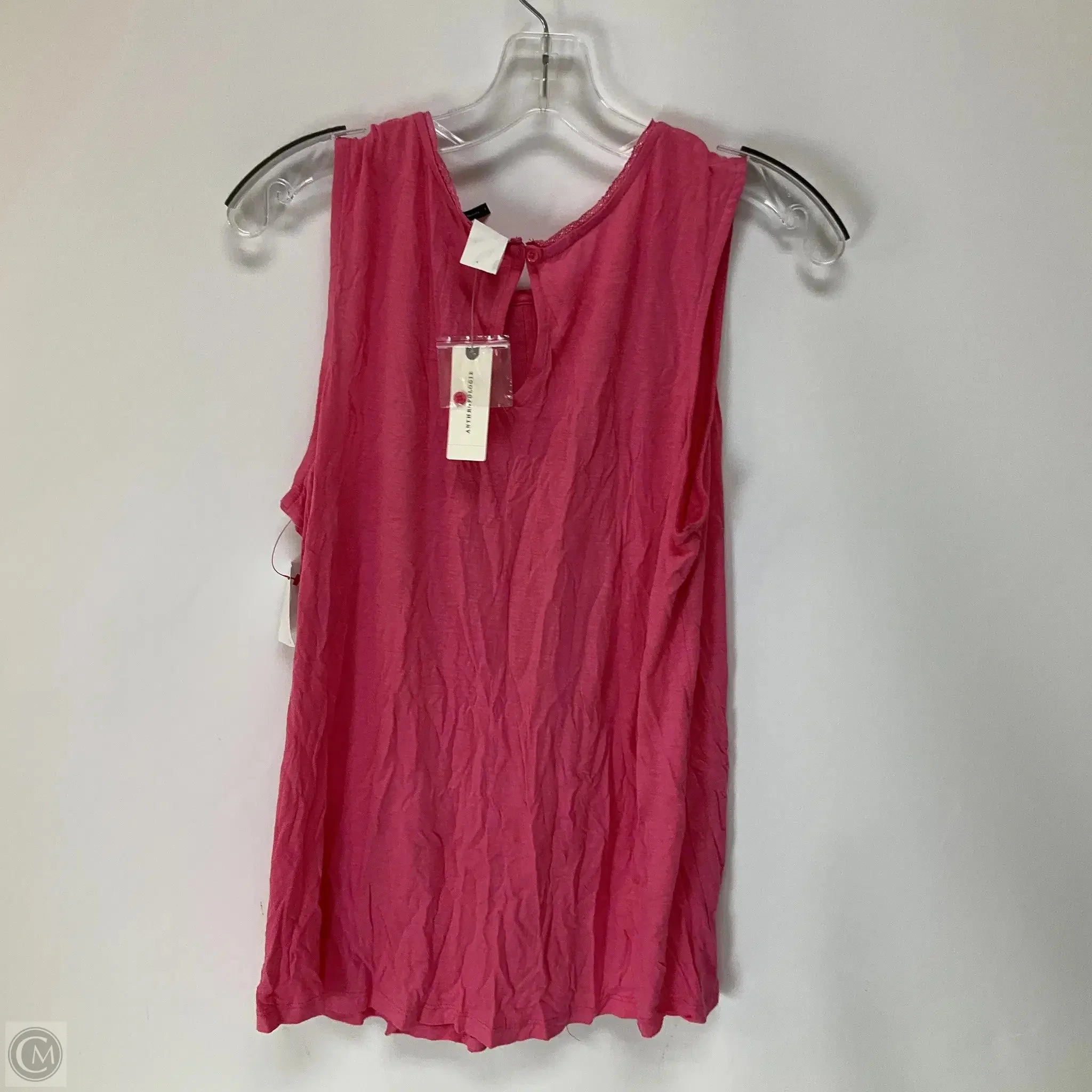 Tank Top By Anthropologie In Pink, Size: M
