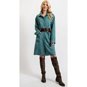 Teal Green Versatile Dress or Jacket
