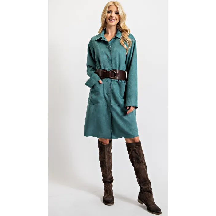 Teal Green Versatile Dress or Jacket