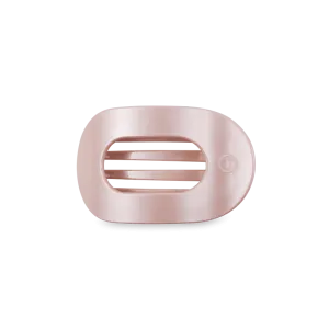 TELETIES | Small Flat Round Clip {Pearly Pink}