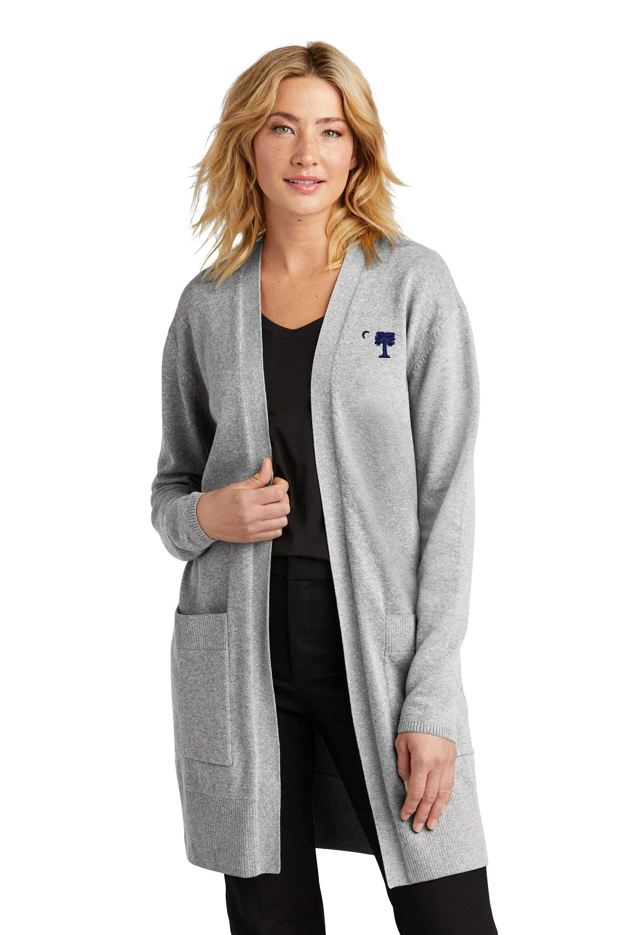 The Citadel, Big Red, Mercer Mettle® Women’s Open-Front Cardigan Sweater